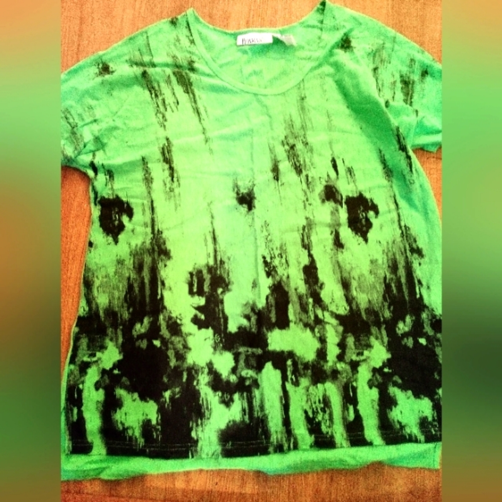 Ladies Large Multi colored Tunic tee